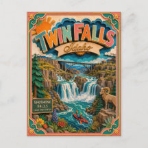PopCut States Twin Falls Idaho Papierkunst