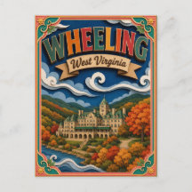 PopCut States Wheeling West Virginia Papierkunst