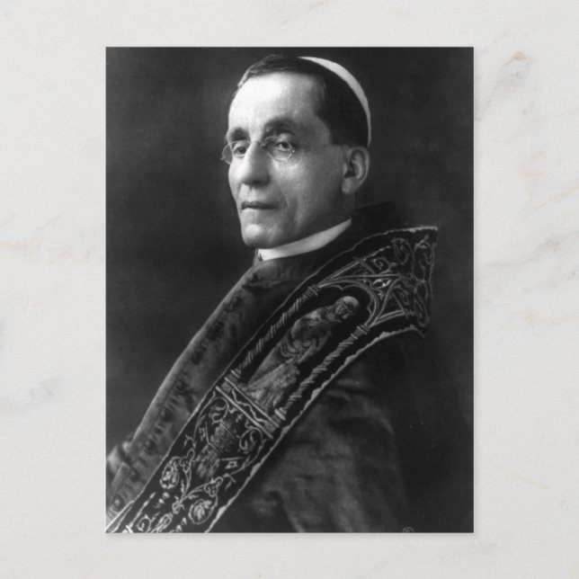 Pope Benedict XV Postkarte (Vorderseite)