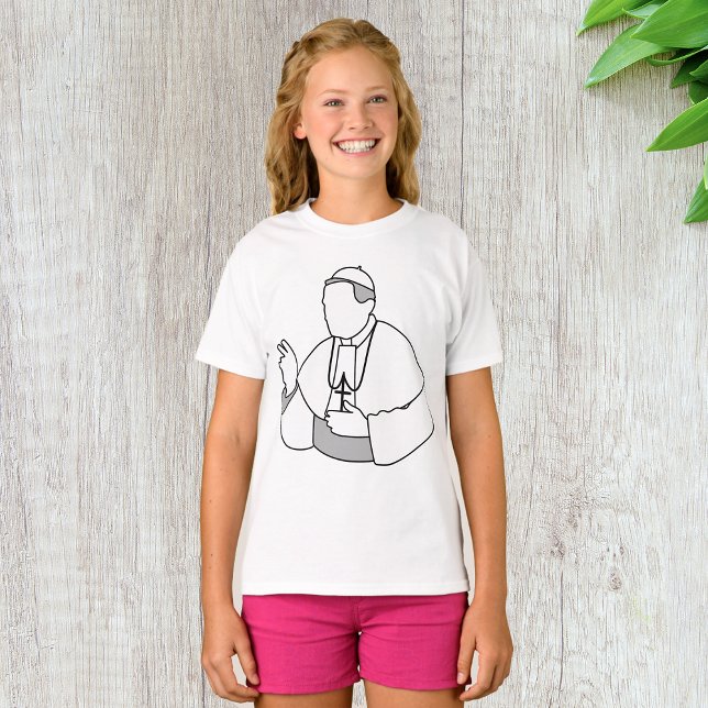 Pope Girls T - Shirt (Von Creator hochgeladen)