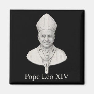 Pope Leo Xiv Portrait Magnet
