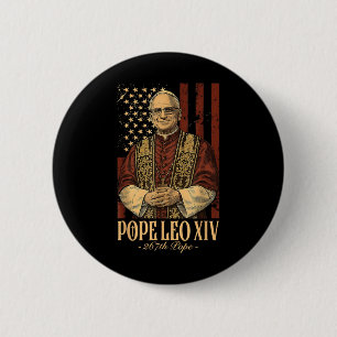 Pope Leo Xiv Robert Francis Prevost Button