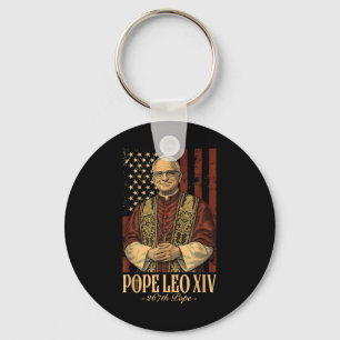 Pope Leo Xiv Robert Francis Prevost Schlüsselanhänger