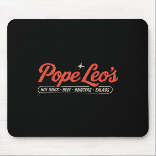 Pope Leos Hot Dogs Rindfleisch Burger Salate  Mousepad