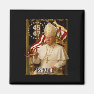 Pope Trump Funny Präsident Trump Magnet