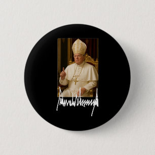 Pope Trump Funny US-Präsident Trump Vatikan Button