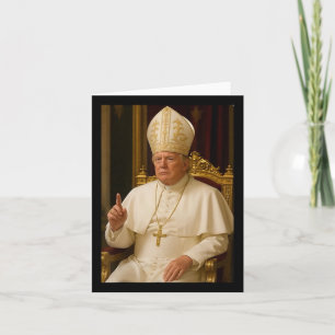 Pope Trump Shirt Funny Pope Präsident Trump für mi Karte
