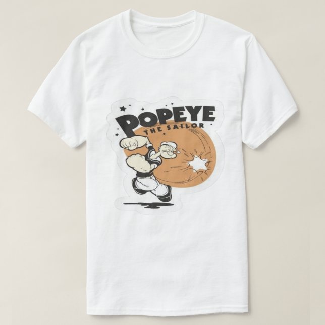 Popeye, der Segler T-Shirt (Design vorne)