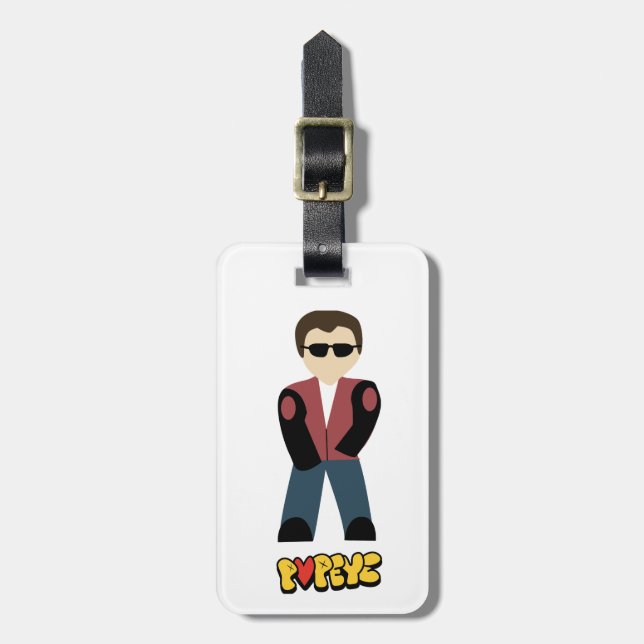 Popeye Gepäckanhänger (Vorderseite vertikal)