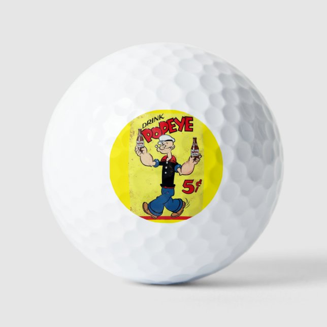 Popeye Golf Balls Golfball (Vorderseite)