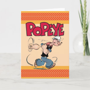 Popeye Grußkarte Karte
