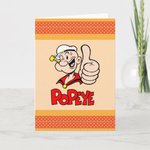 Popeye Grußkarte Karte