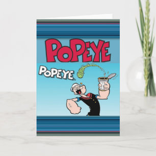 Popeye Grußkarte Karte