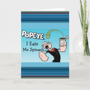 Popeye Grußkarte Karte