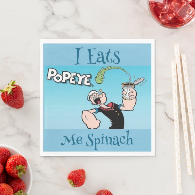 Popeye Paper Napkin Serviette (Beispiel)