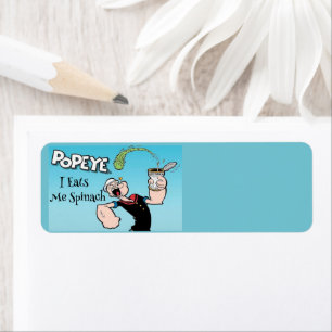 Popeye-Rücksendeadressetikett