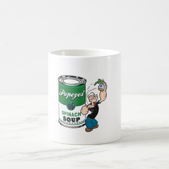 Popeye Spinat Kaffeetasse (Mittel)