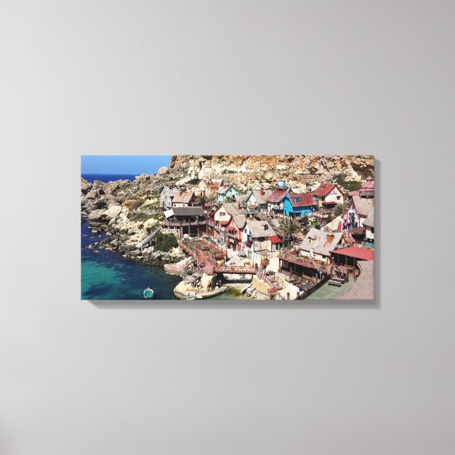 Popeye Village Malta Leinwanddruck (Vorderseite)