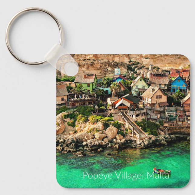 Popeye Village, Malta Schlüsselanhänger (Vorderseite)