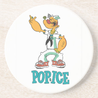 Popeye Vintage 1990er-Parodie Getränkeuntersetzer