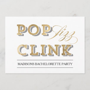 PopFizzclink-Party Einladung