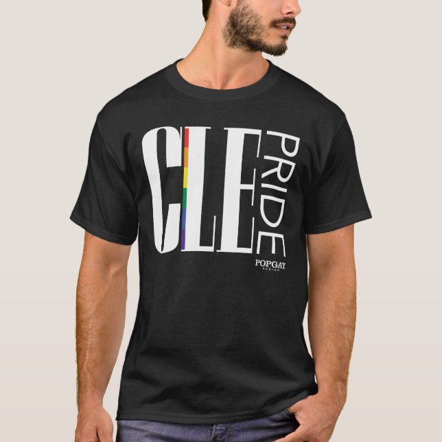 POPGAY Entwurfs-Stolz-Sammlung - Cleveland T-Shirt (Vorderseite)