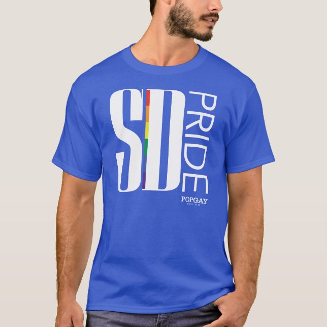 POPGAY Entwurfs-Stolz-Sammlung - San Diego T-Shirt (Vorderseite)