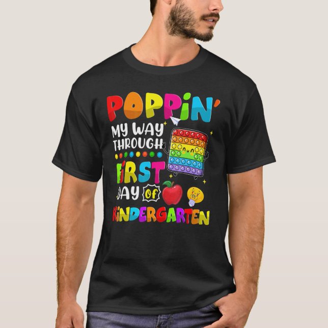 Popit Fidget Poppin meinen Weg durch den ersten Ta T-Shirt (Vorderseite)