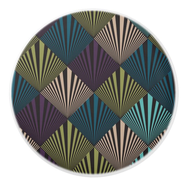 Popkunsthintergrund Keramikknauf (Vorderseite)