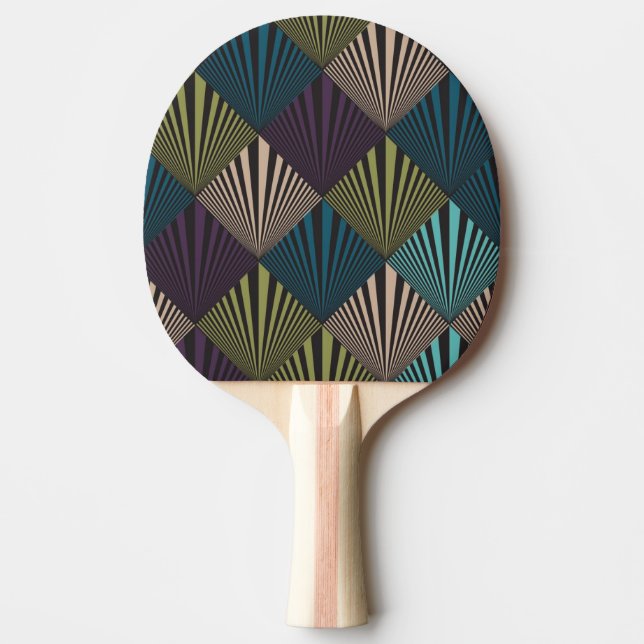 Popkunsthintergrund Tischtennis Schläger (Vorderseite)