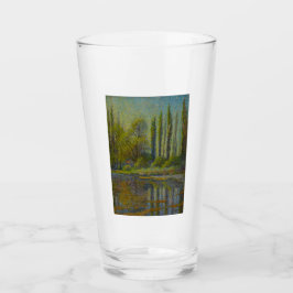 Poplar Trees in Spring (Utah Landscape) (USA Art Glas