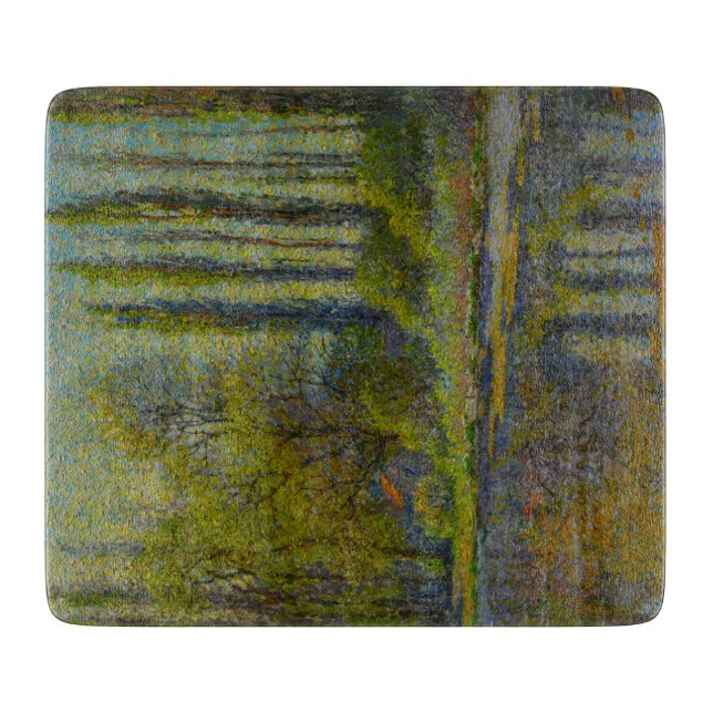 Poplar Trees in Spring (Utah Landscape) (USA Art Schneidebrett (Vorderseite)