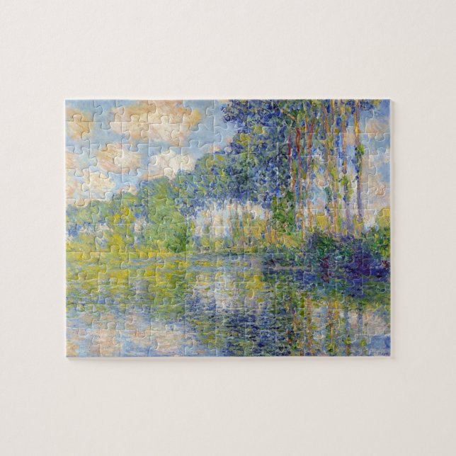 Poplars am Fluss Epte (von Claude Monet) (Horizontal)