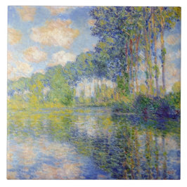 Poplars am Fluss Epte (von Claude Monet) Fliese