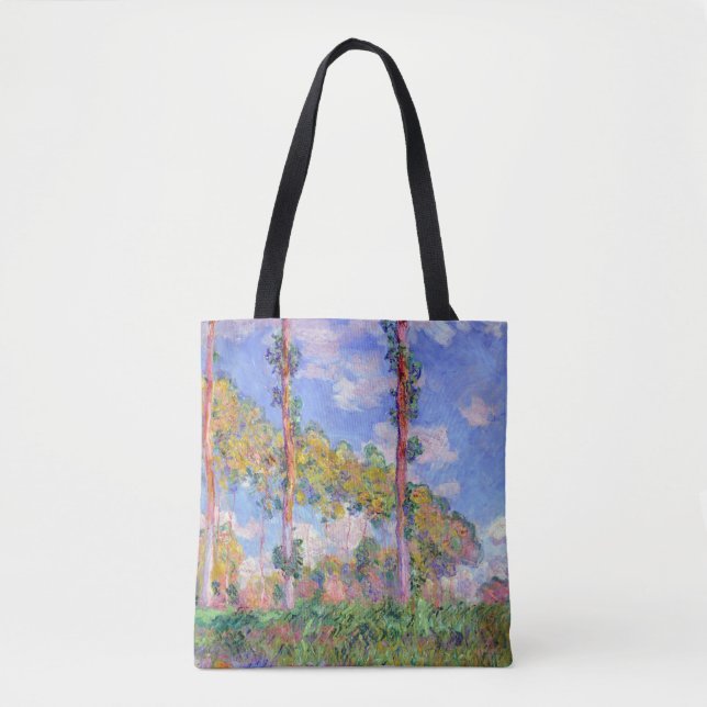 Poplars in der Sonne, Monet Tasche (Vorderseite)