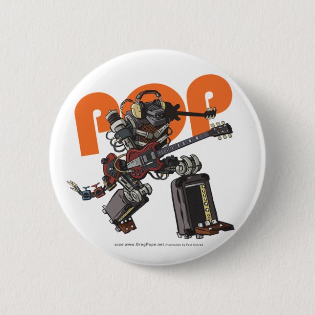 POPMONSTER KNOPF BUTTON (Vorderseite)