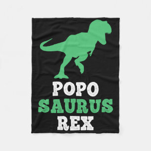 Popo-Saurus Rex Dino Dinosaur Lustig Poposaurus  Fleecedecke