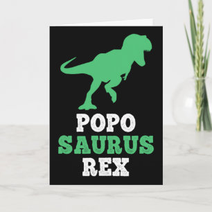 Popo-Saurus Rex Dino Dinosaur Lustig Poposaurus  Karte