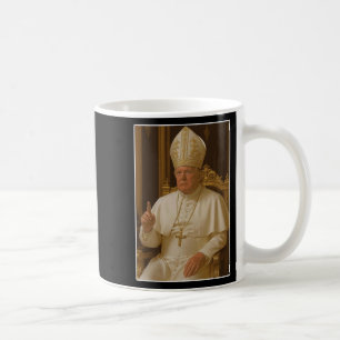 Popo Trump Vatikan Church Pope Trump Funny Christi Kaffeetasse