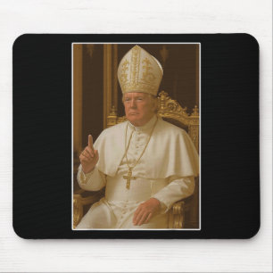 Popo Trump Vatikan Church Pope Trump Funny Christi Mousepad