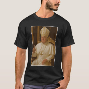 Popo Trump Vatikan Church Pope Trump Funny Christi T-Shirt
