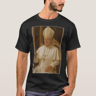Popo Trump Vatikan Church Pope Trump Funny Christi T-Shirt