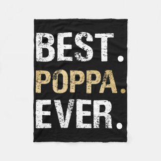 Poppa Geschenk von Grandtochter Grandson Best Popp Fleecedecke