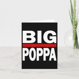 Poppa Hip Hop Vater Vathers Day Karte