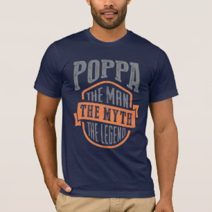 Poppa. Le Mythe. T-shirts papa