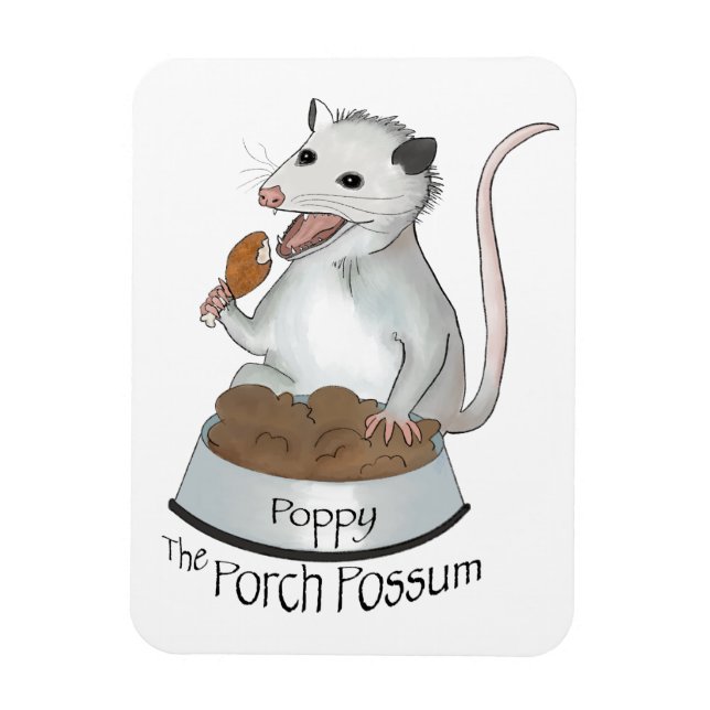 Poppen Sie den Possum-Magneten der Veranda. Magnet (Vertikal)