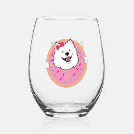 Poppet in einem Donut Weinglas Ohne Stiel