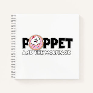 Poppet und das Wolfpack-Logo Notizbuch
