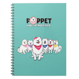 Poppet und Gang Notizblock