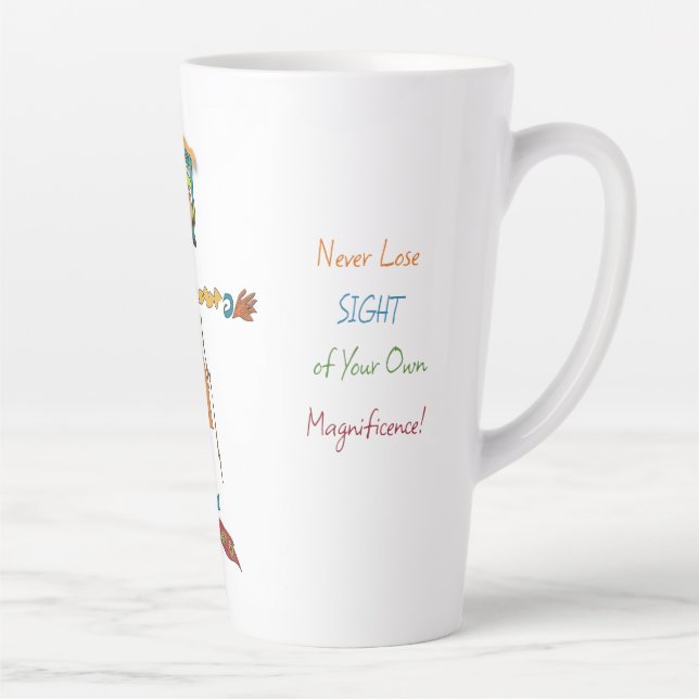 'Poppi' - Latte Tasse nie aus den Augen verlieren (Rechts)
